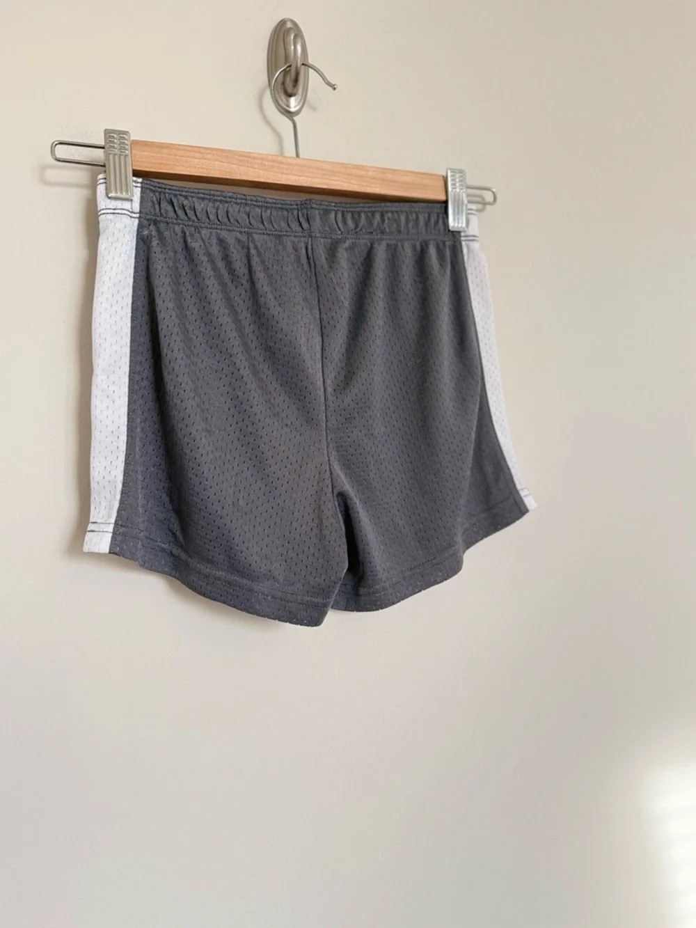 Justice Gray Athletic Shorts Size 10 Girls Sporty Mesh Activewear